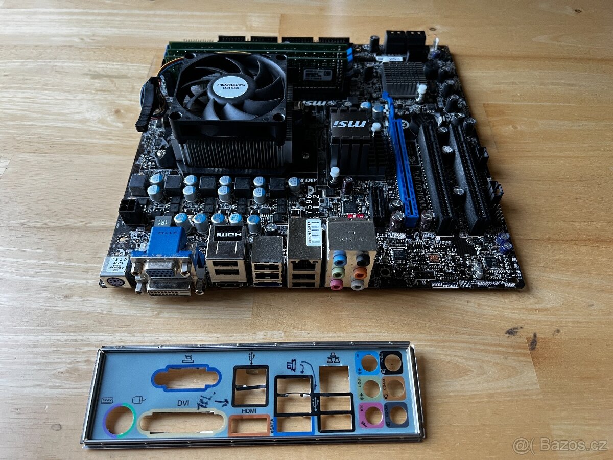 Základní deska MSI 760GM-E51 + Athlon II X2 245 + 6 GB RAM - 2