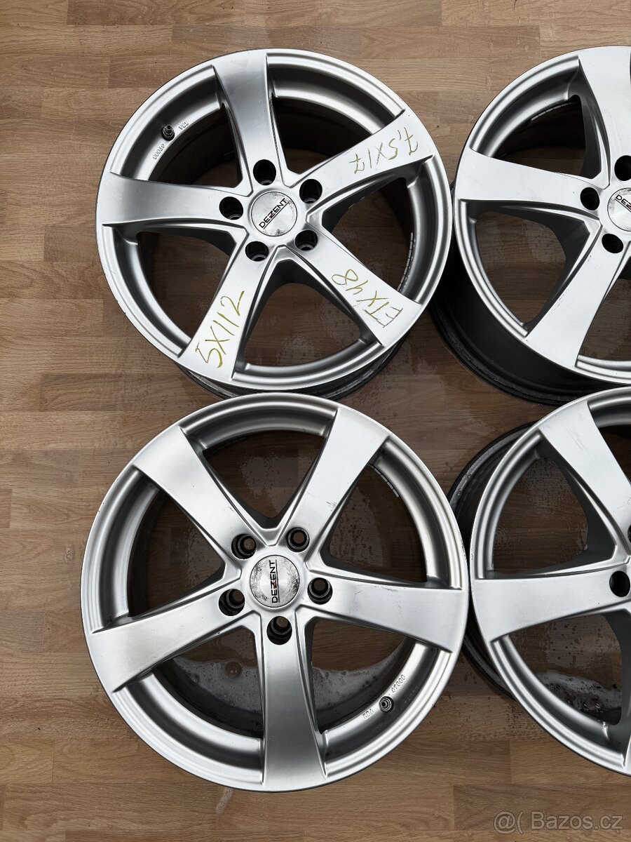 Alu kola, disky r17 5x112 Dezent RE - 2