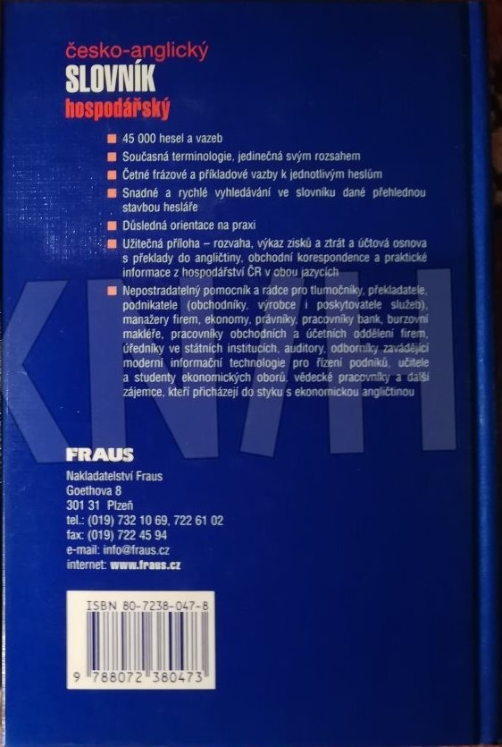 Česko-anglický hospodářský slovník - 2