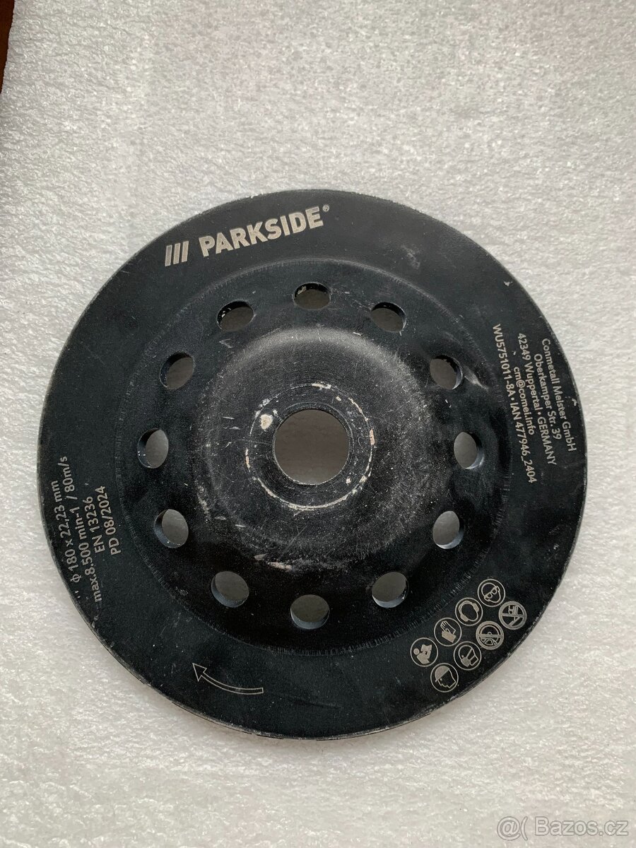 Hrncovy brusny kotouč (diamant) 180mm. - 2