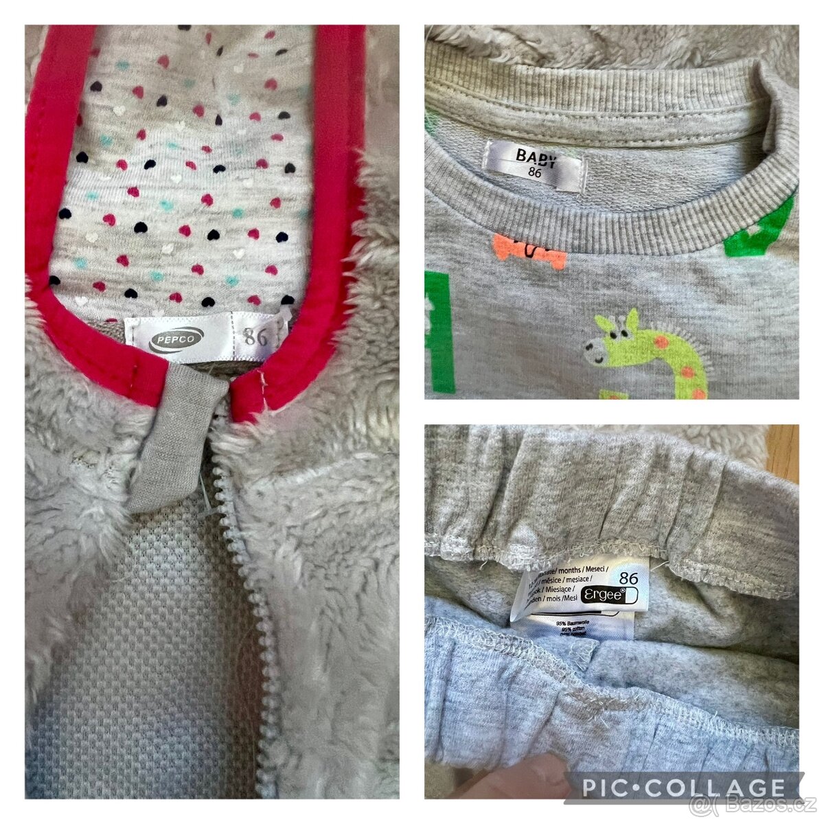 Set oblečení holka 86 NOVY - 2