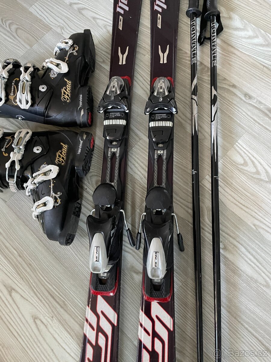 Lyže Head 152 cm + lyžáky Head 38-39 + hůlky - 2