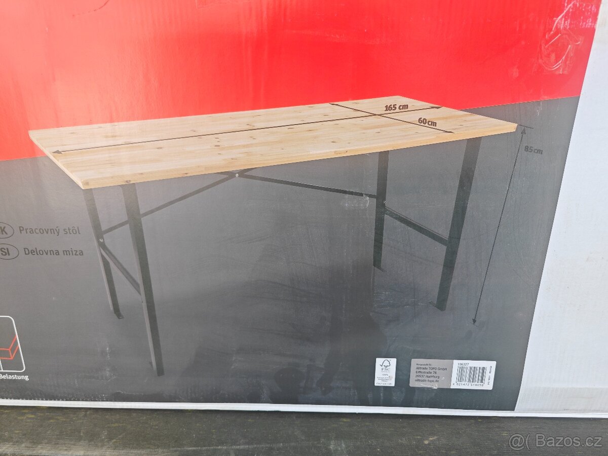 Pracovní/záhradní stůl nový - 2