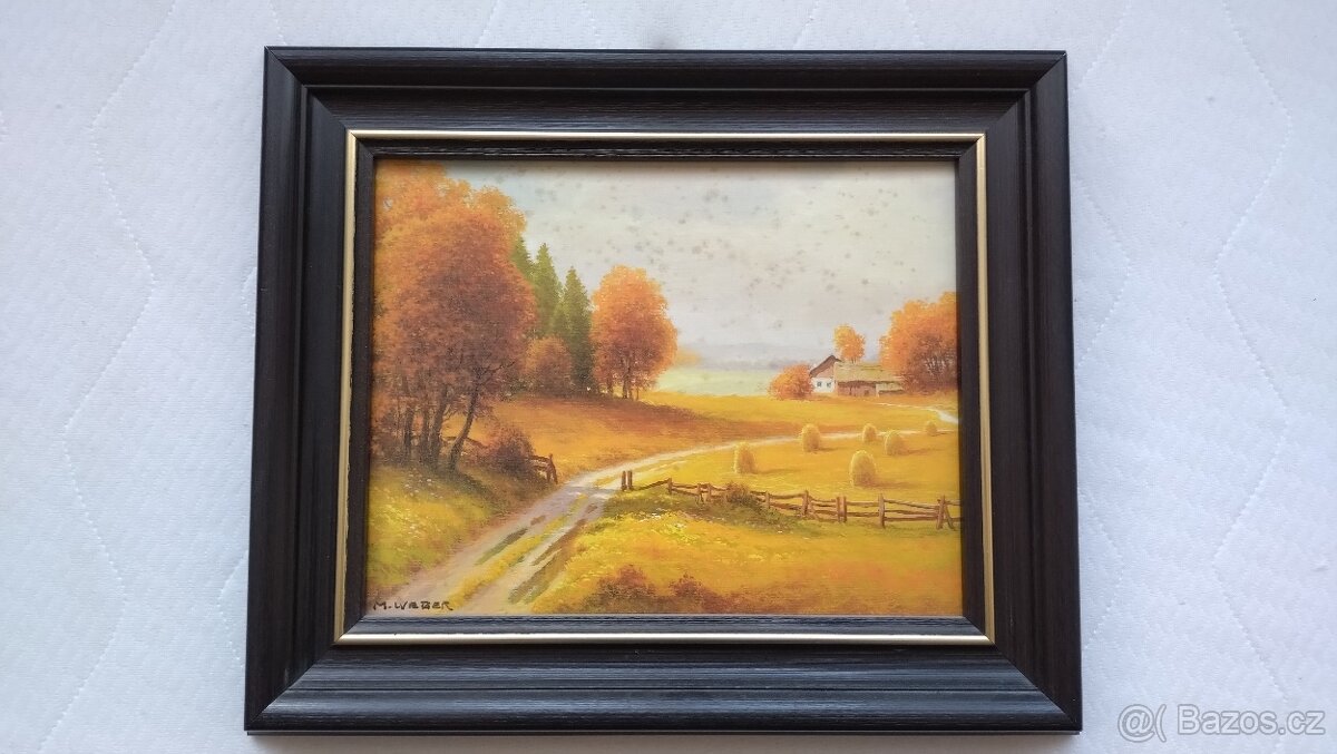 Obraz (krajina) v rámu - 2