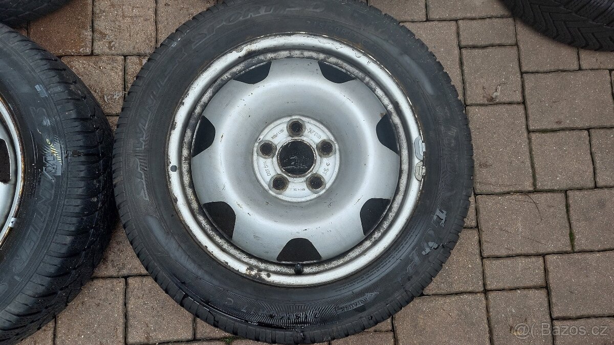 Ocelové disky 17", VW T5, T6, 4ks, 7Jx17, rozteč 5x120mm - 2