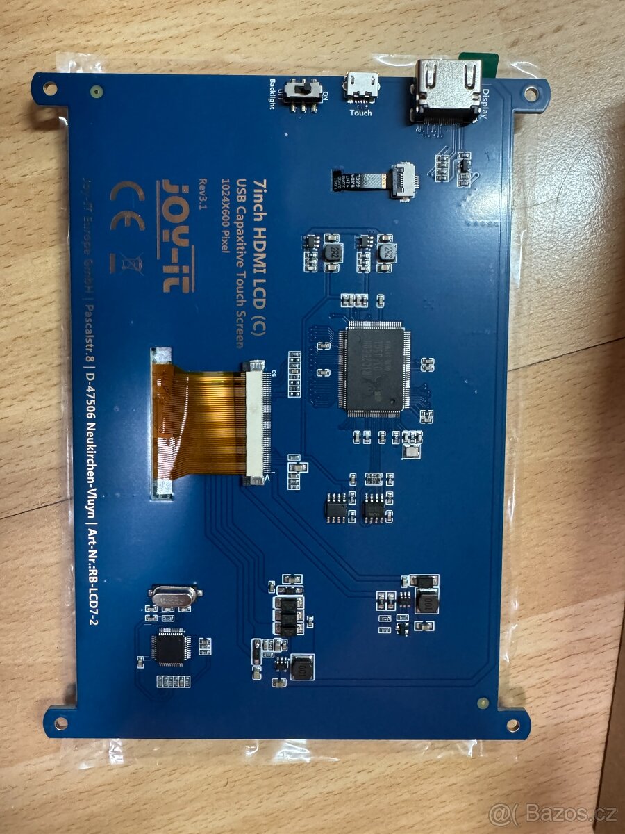 Dotykový display 7" 1024x600 JOY-IT RASPBERRY PI - 2