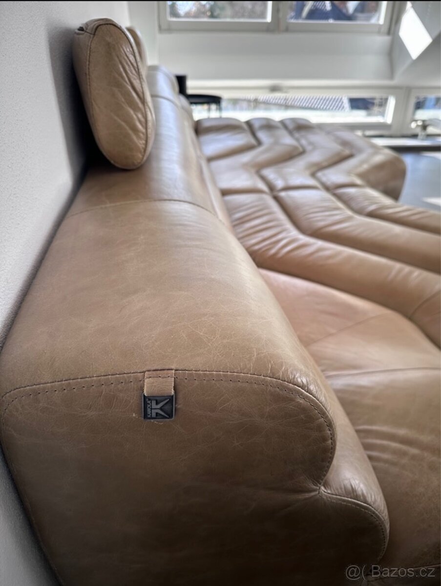 Kožená sedačka Kawola Tara - 2