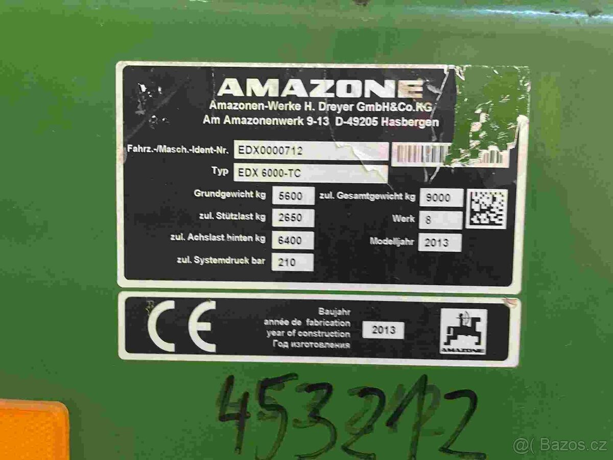 Sečka AMAZONE EDX 6000 TC - 2