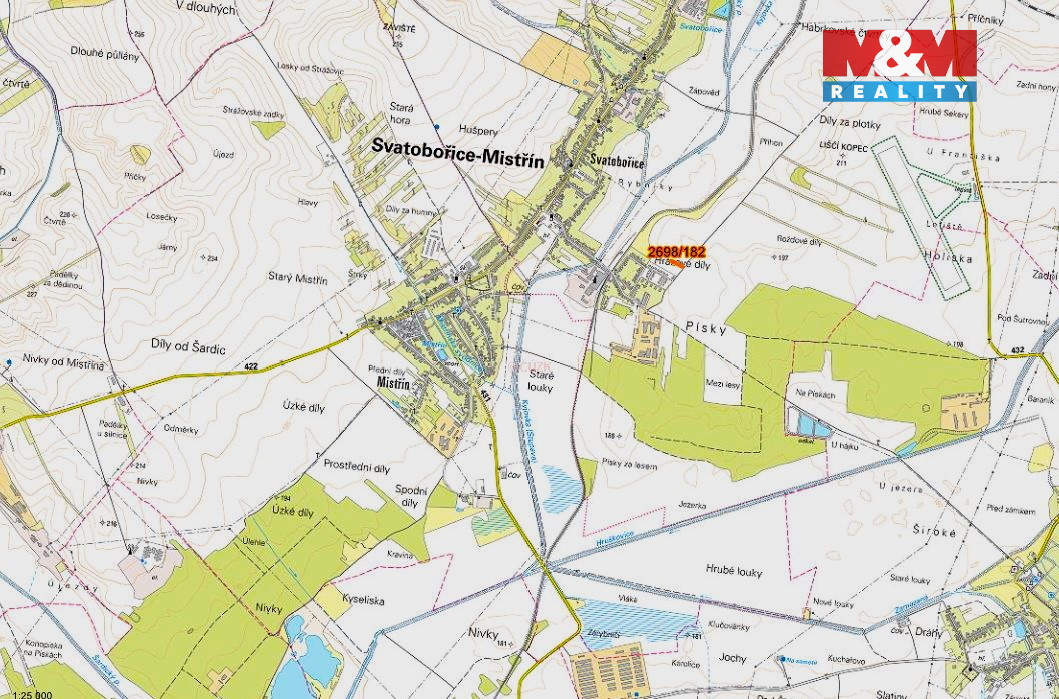 Prodej pole, 46 m², Svatobořice-Mistřín - 2