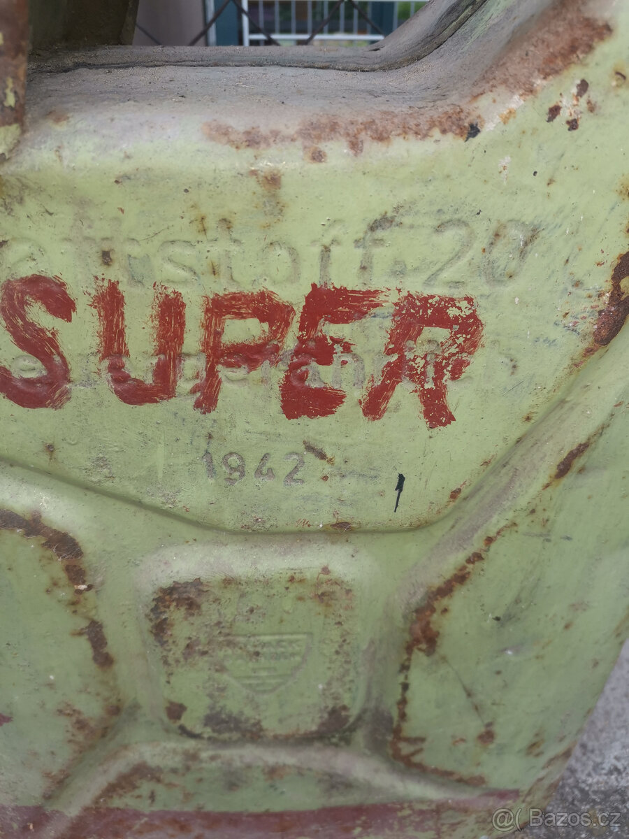 3 x 20 l. valecny kanystr, 1942-43 - 2