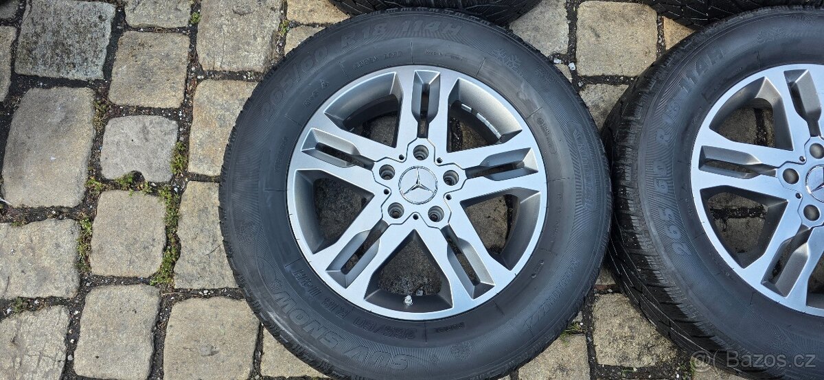 Disky Mercedes G 18", 5x130, zimní pneu 265/60/18 - pošlu - 2