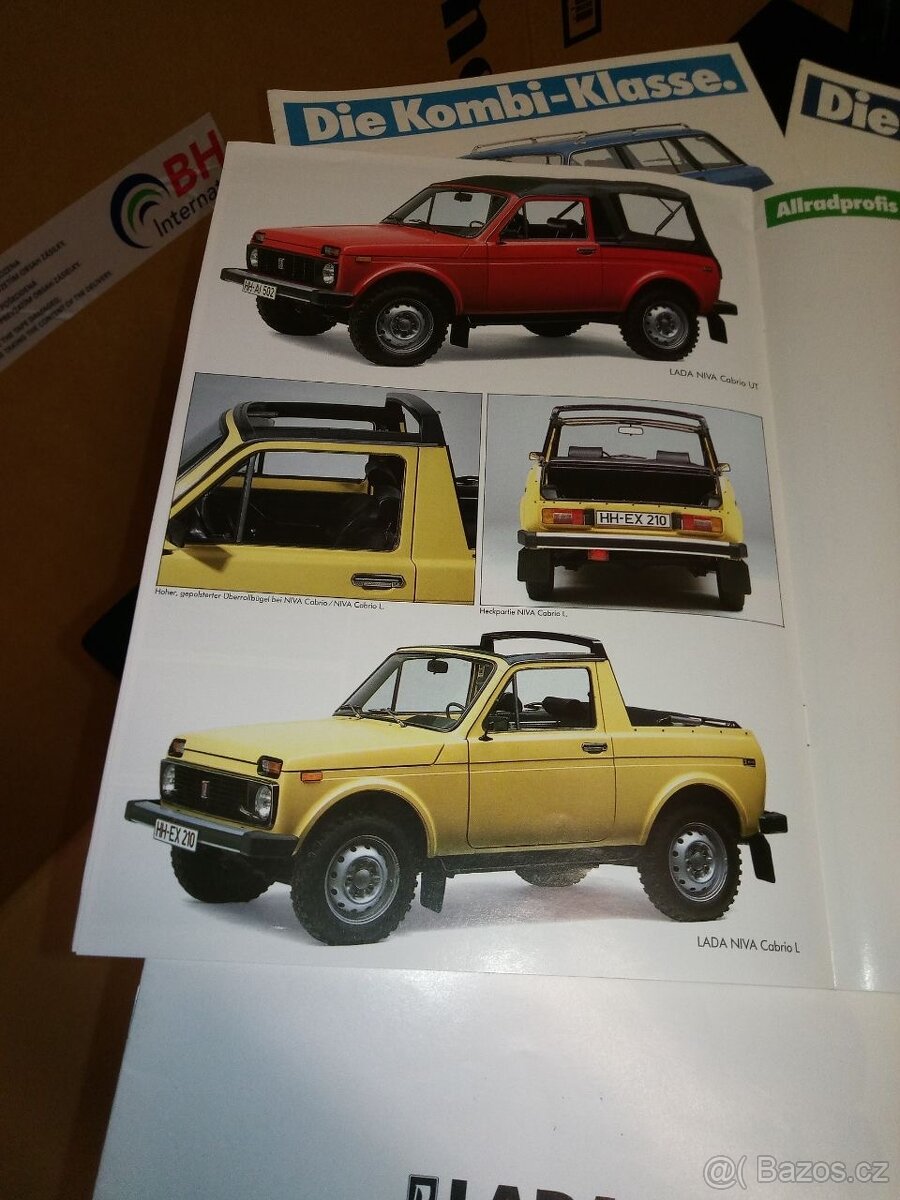 LADA NIVA, NOVA, 2105,2107 dobové prospekty - 2