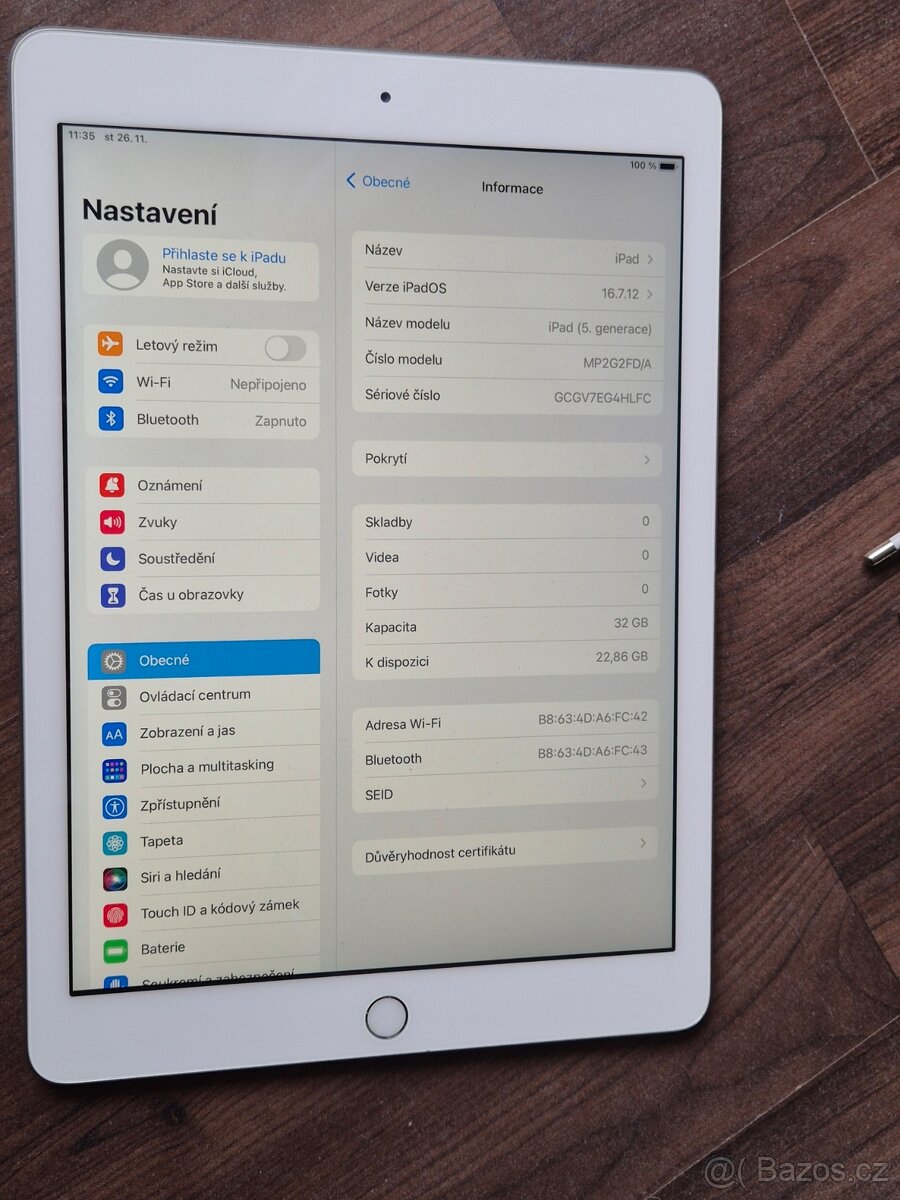Apple iPad 5. generace 32gb - 2