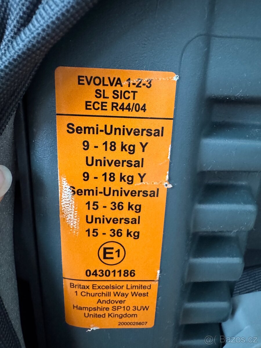 Autosedačka Britax Römer Evolva - 2