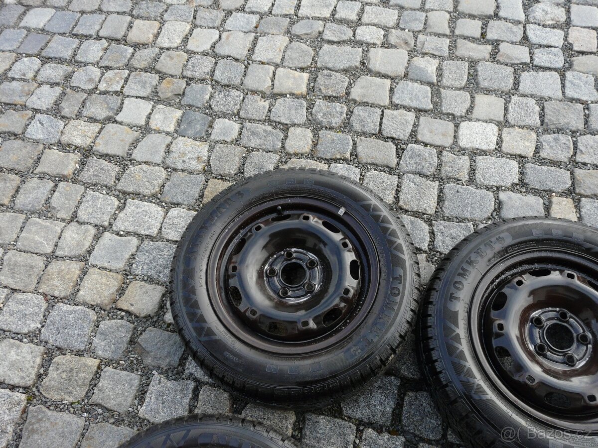 ZIMNÍ PNEU + DISKY ŠKODA SEAT VW 165/70R14 - 2