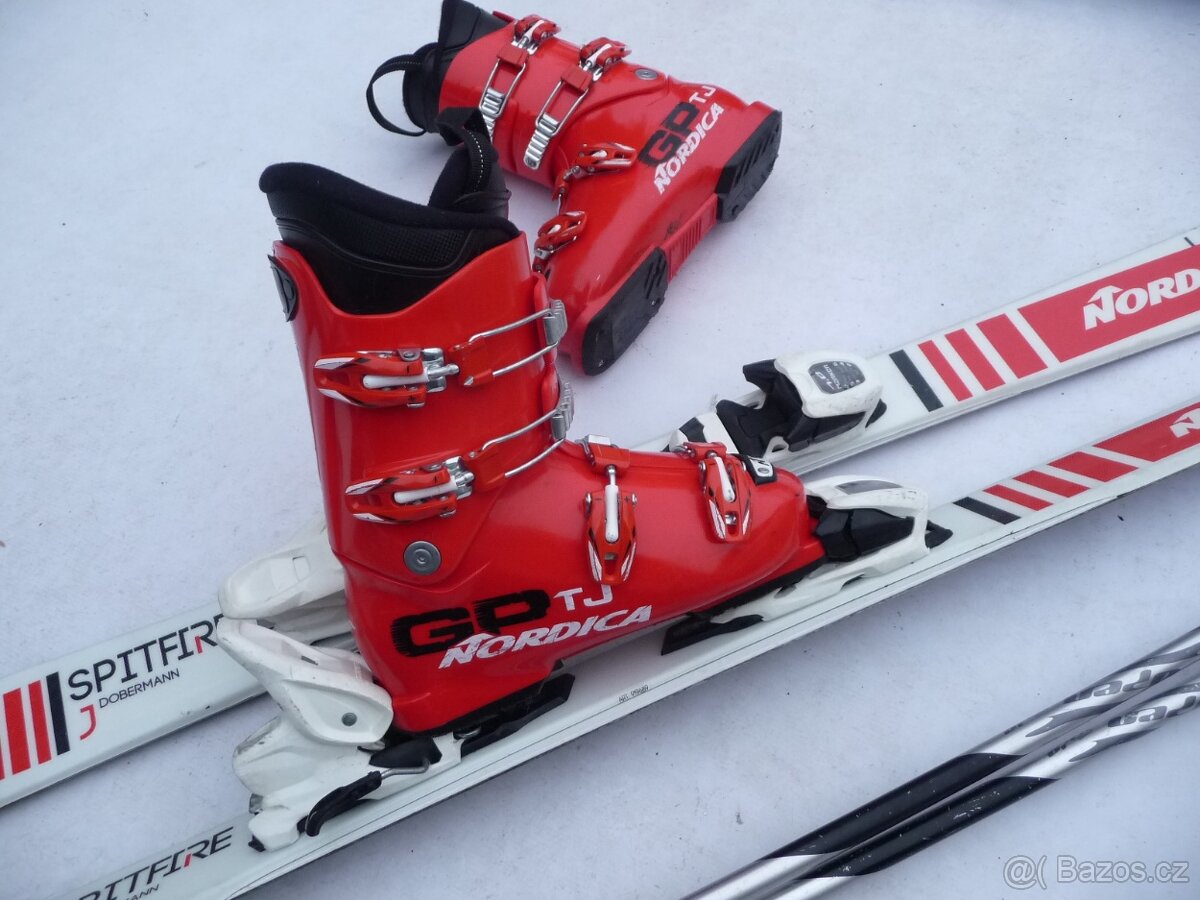 Lyže NORDICA - 140 cm + boty NORDICA 39,5eu + Hole - set - 2