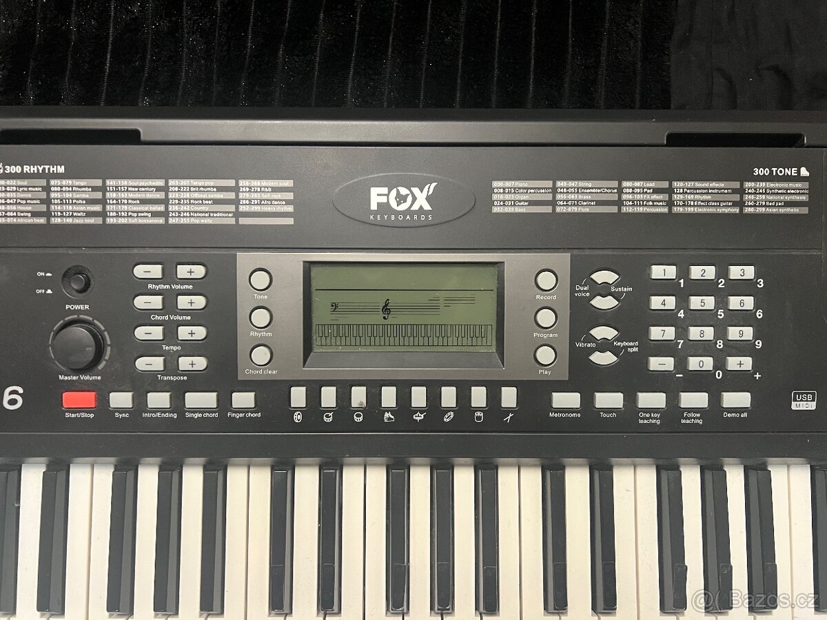FOX K186 elektrické klávesy / keyboard - 2