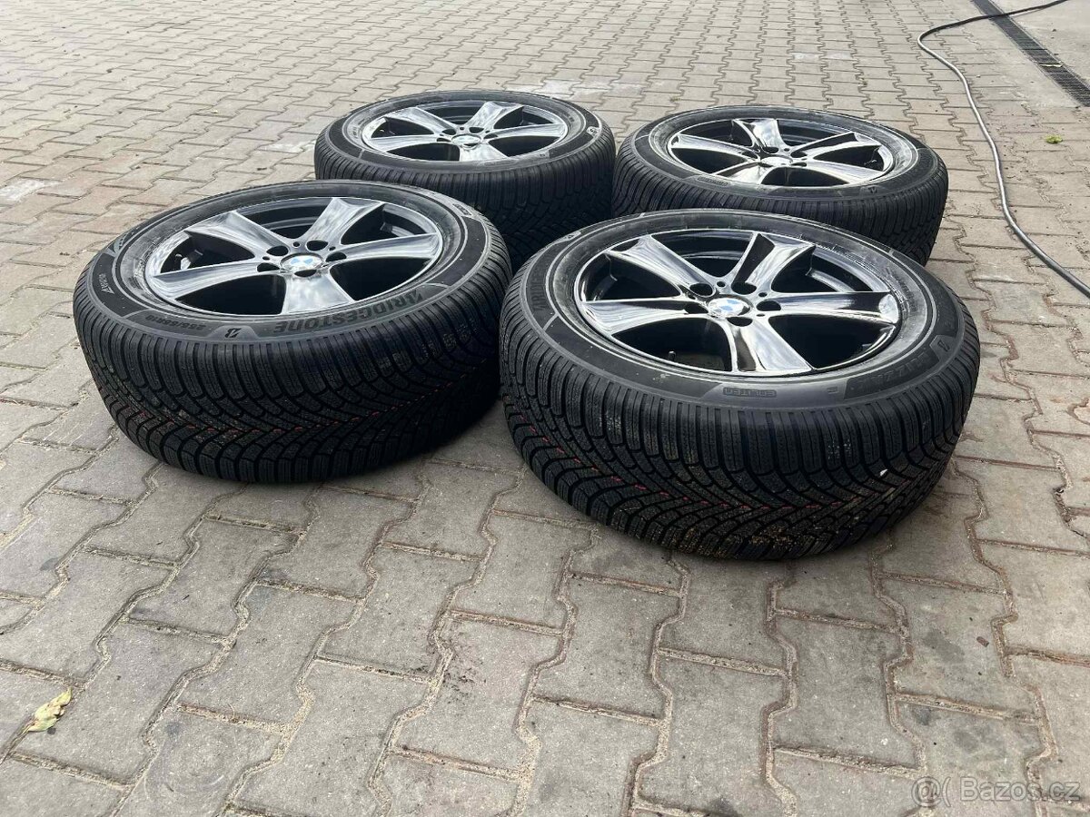 BMW ALU 5x120 zimní nové Bridgestone 225/55 R18 - 2
