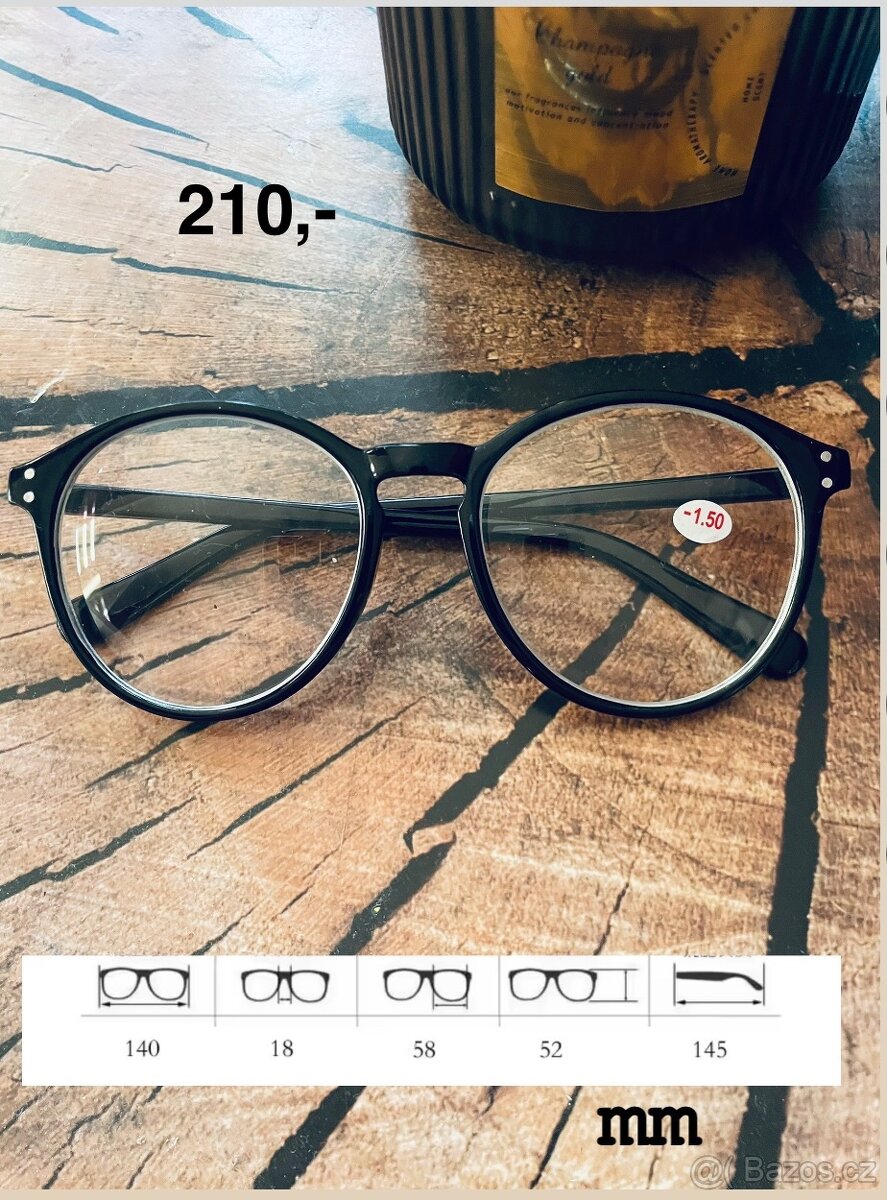 Kulaté brýle na dálku - kulaté - 2