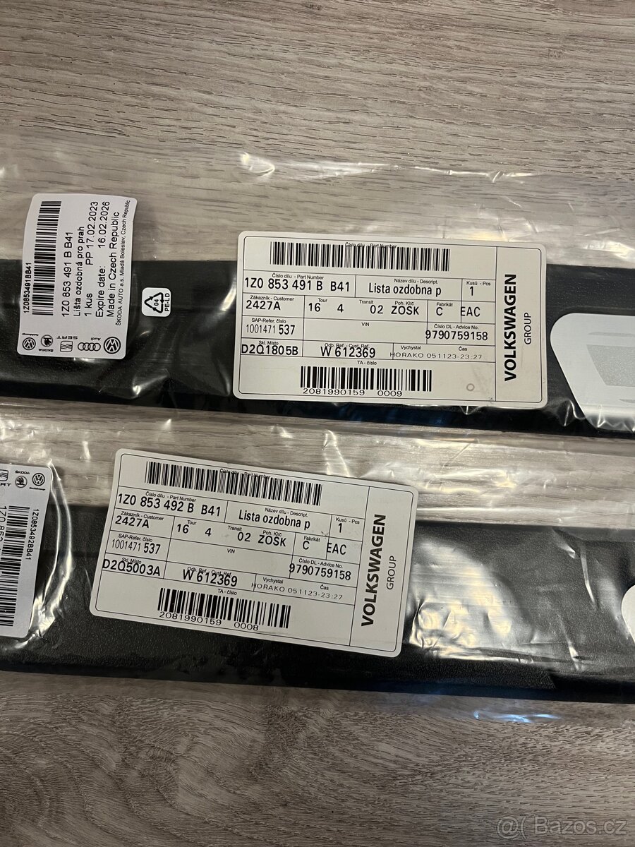 Prahové listy oct II scout - 2