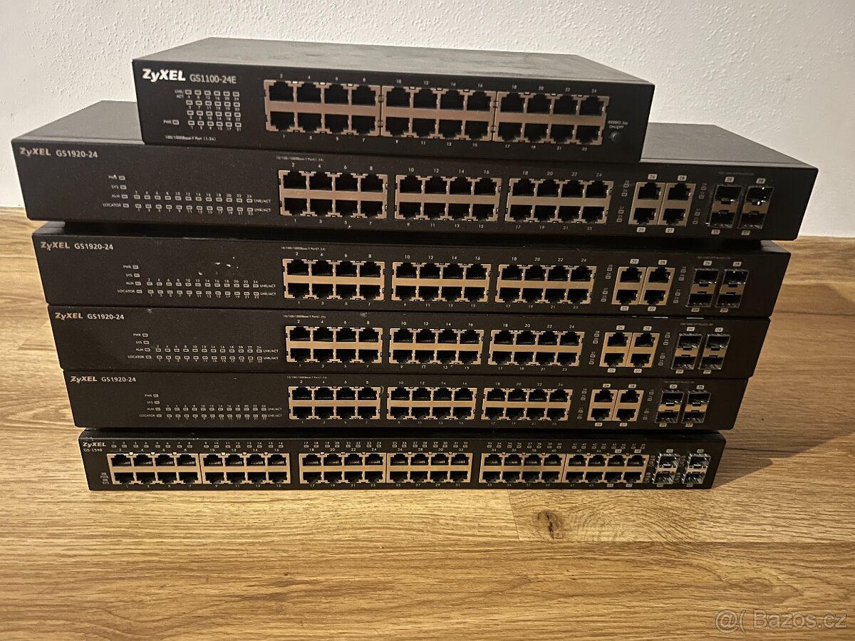 Switche ZyXel a HP - 2