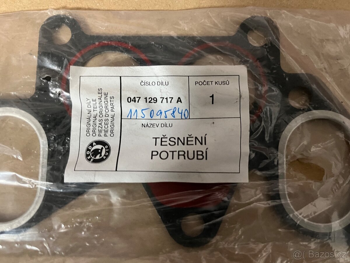 Škoda Favorit-těsnění potrubí - 2