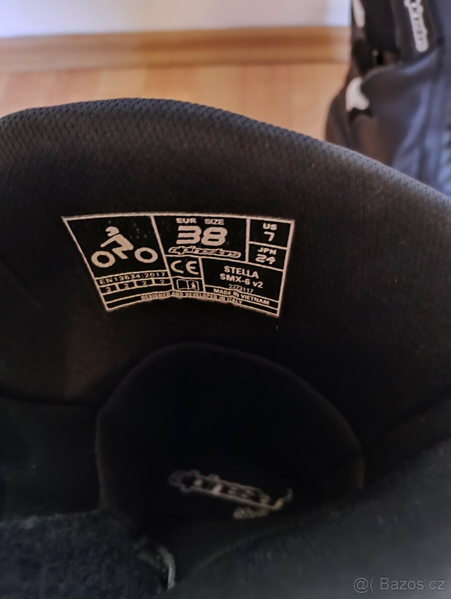 Prodám dámské boty Alpinestars vel.38 - 2