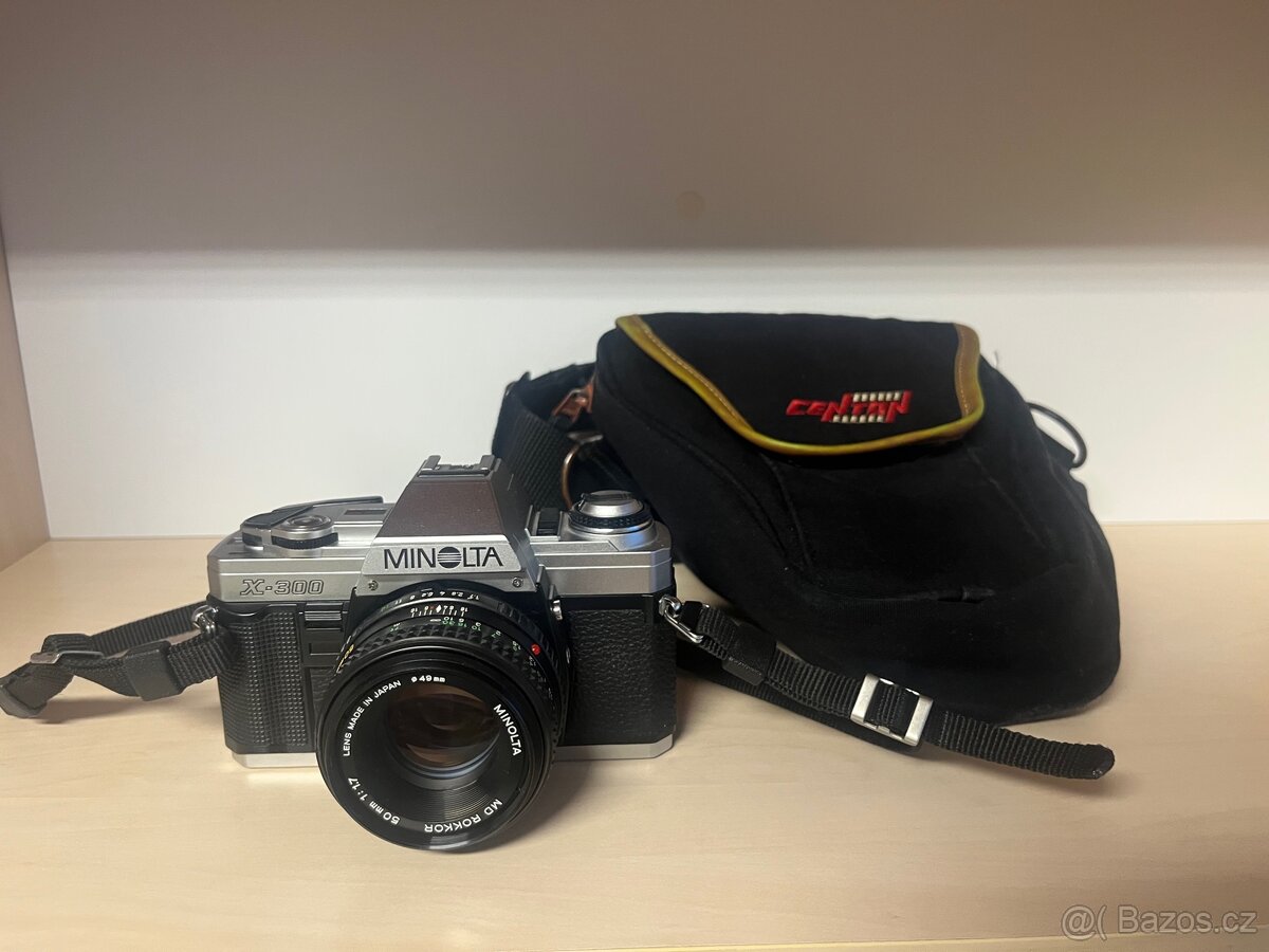 Minolta x-300, objektiv rokkor 50 mm 1.7 - 2