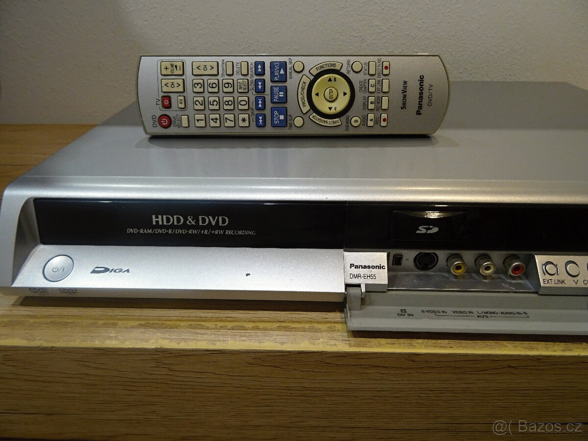 DVD rekordér Panasonic DMR-EH55 - 160 GB HDD - 2
