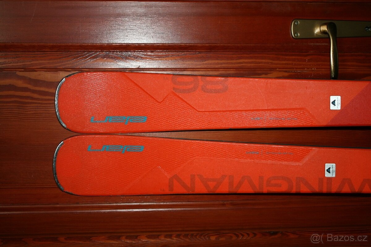 lyže Elan 166 cm , drevo , titan - 2