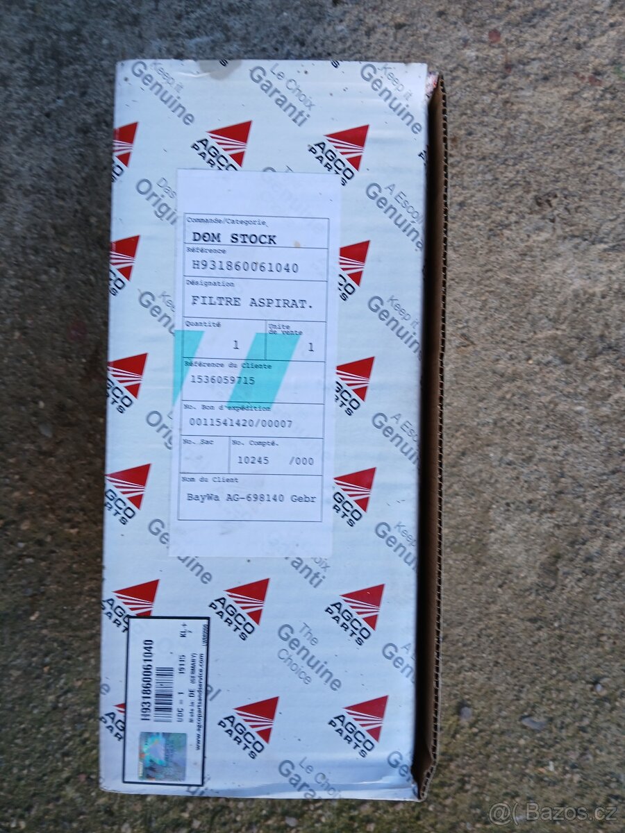 nový filtr hydraulický na traktor Fendt 700/800řady SCR - 2