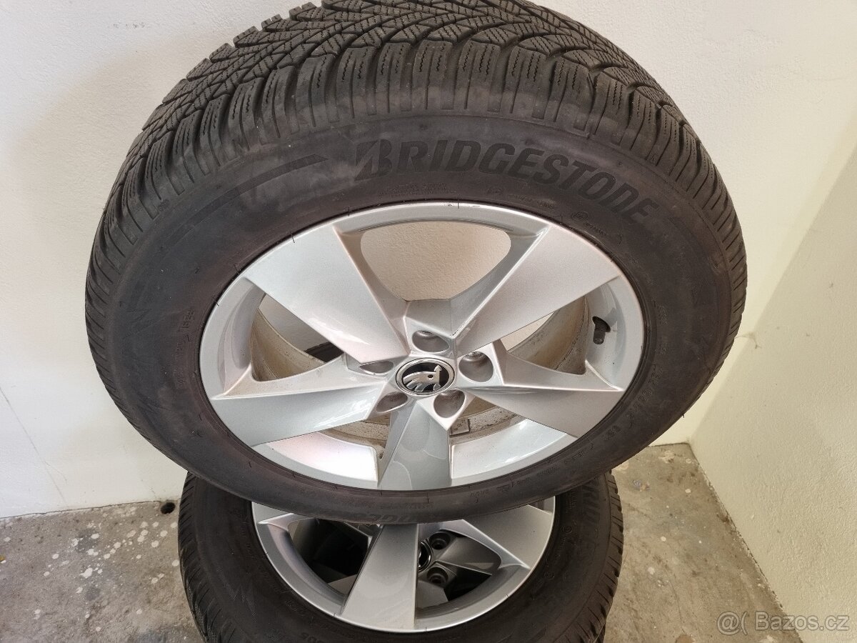 Zimní originílní Alu sada Fabia 4 185/65 R15 - 2