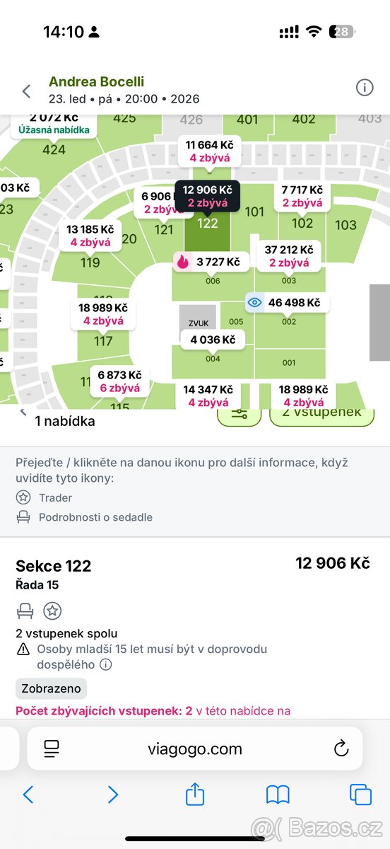 Andrea Bocelli 23.1.2026 - 2