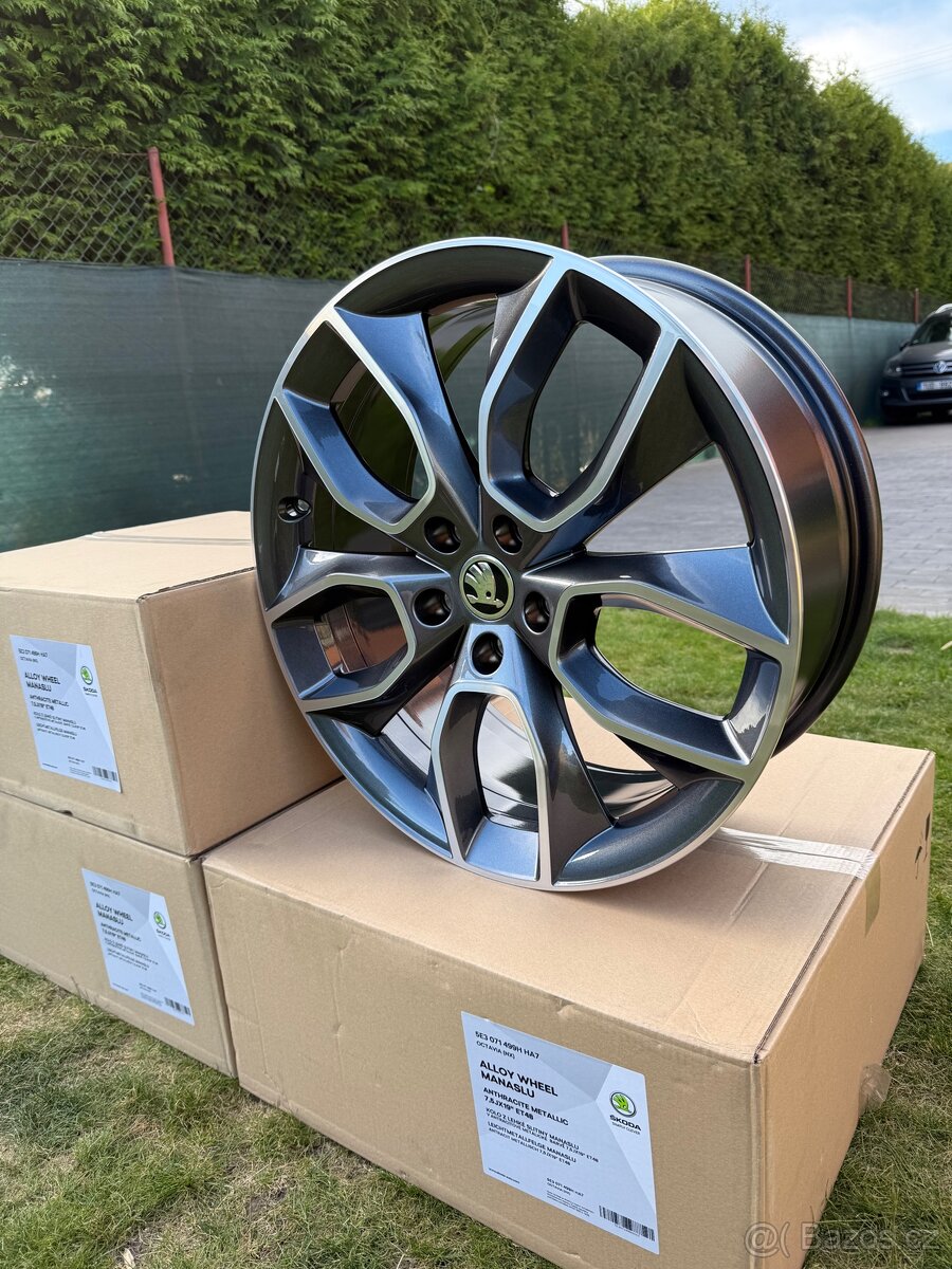 🛞Alu kola Škoda Manaslu 19” Octavia, 5x112 - 2