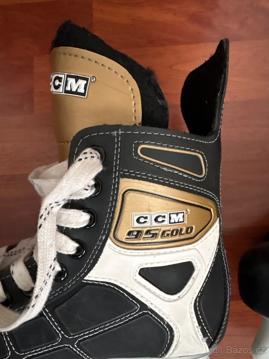 Hokejové brusle CCM 95 Gold – dobrý stav - 2