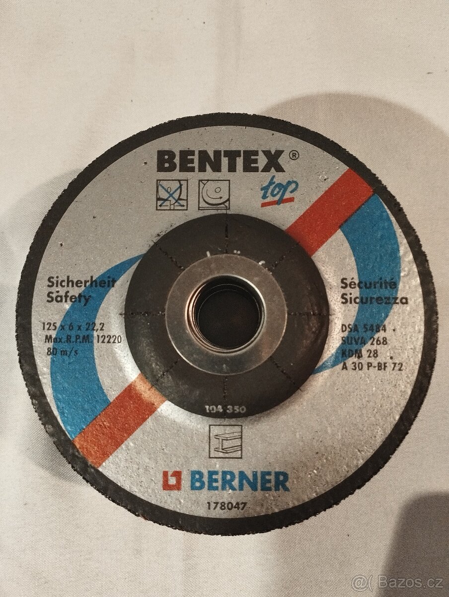 Brusné kotouče na Kov 15ks- Nové - 2