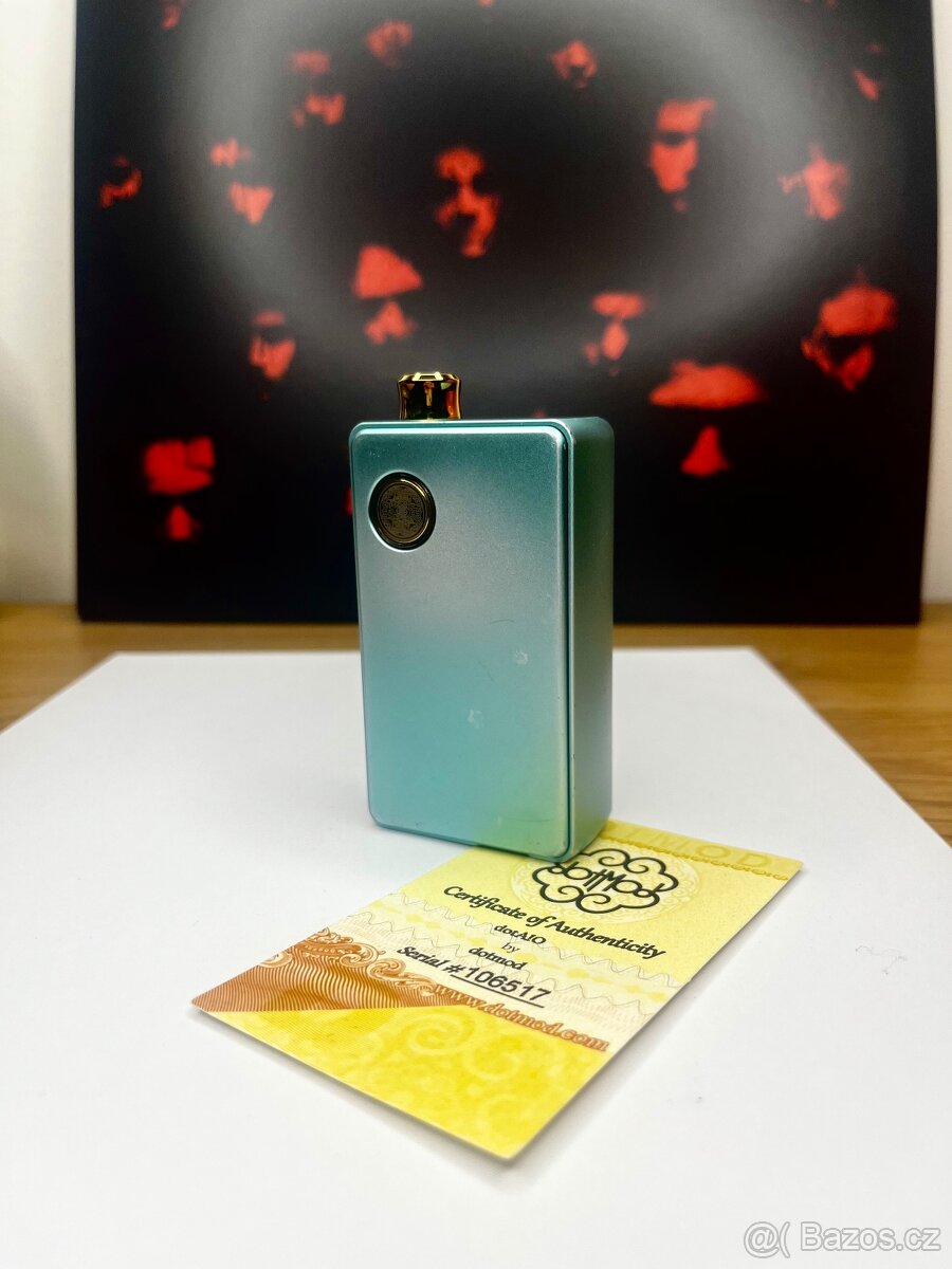 dotMod dotAIO (Tiffany Blue) + Atmizoo DotShell RBA - 2