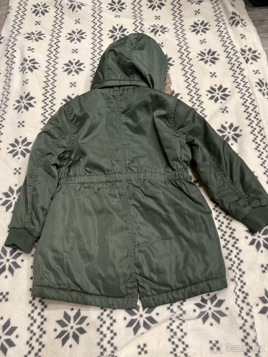 Zimní kabát Lindex, vel. 122 - 2