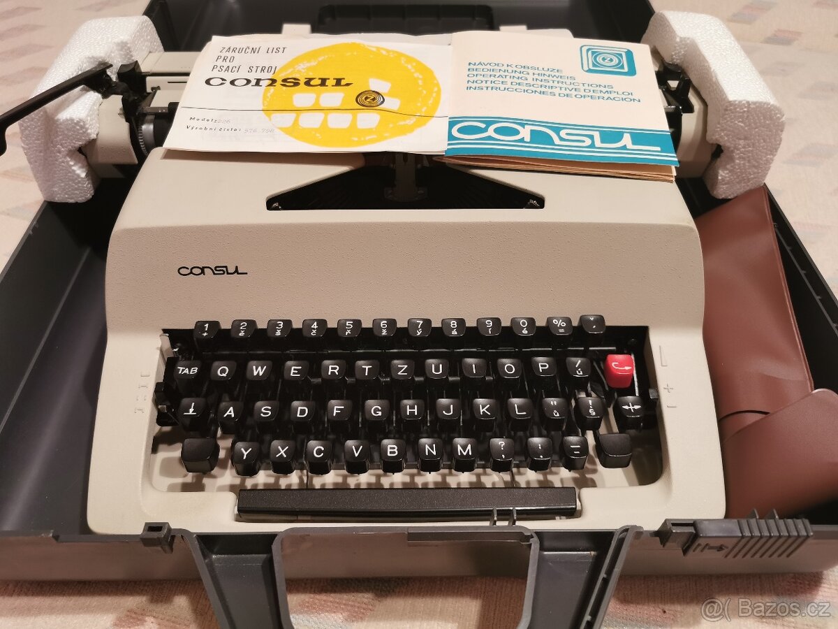 Psací stroj Consul - 2