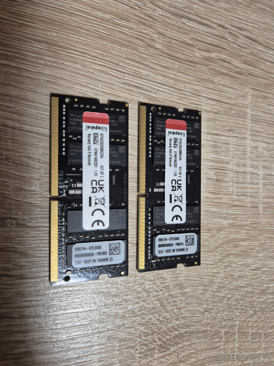 DDR4 SO-DIMM Kingston 2x16GB (32GB) - 2