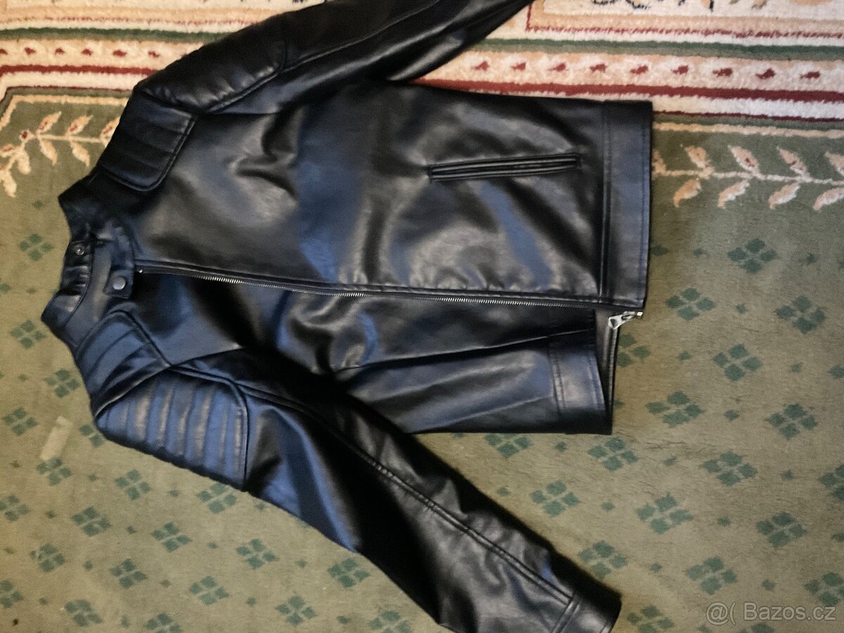 Koženková bunda velikost xs - 2