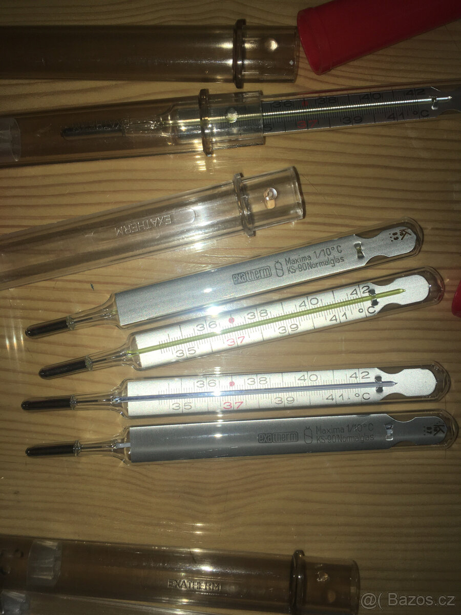 Lékařský rtuťový teploměr - 2
