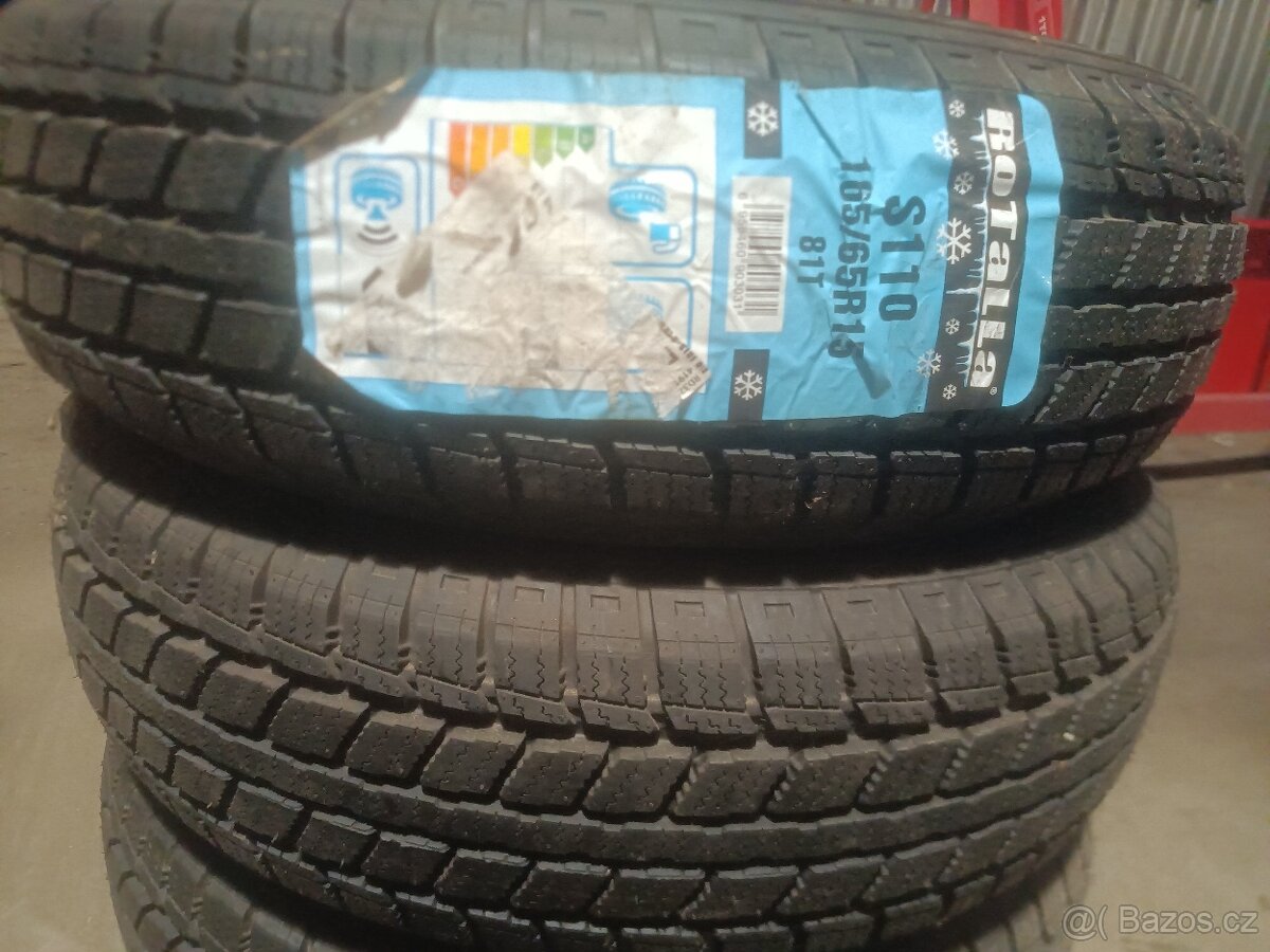 Zimni 165/65/15 4× Rotalla nove - 2
