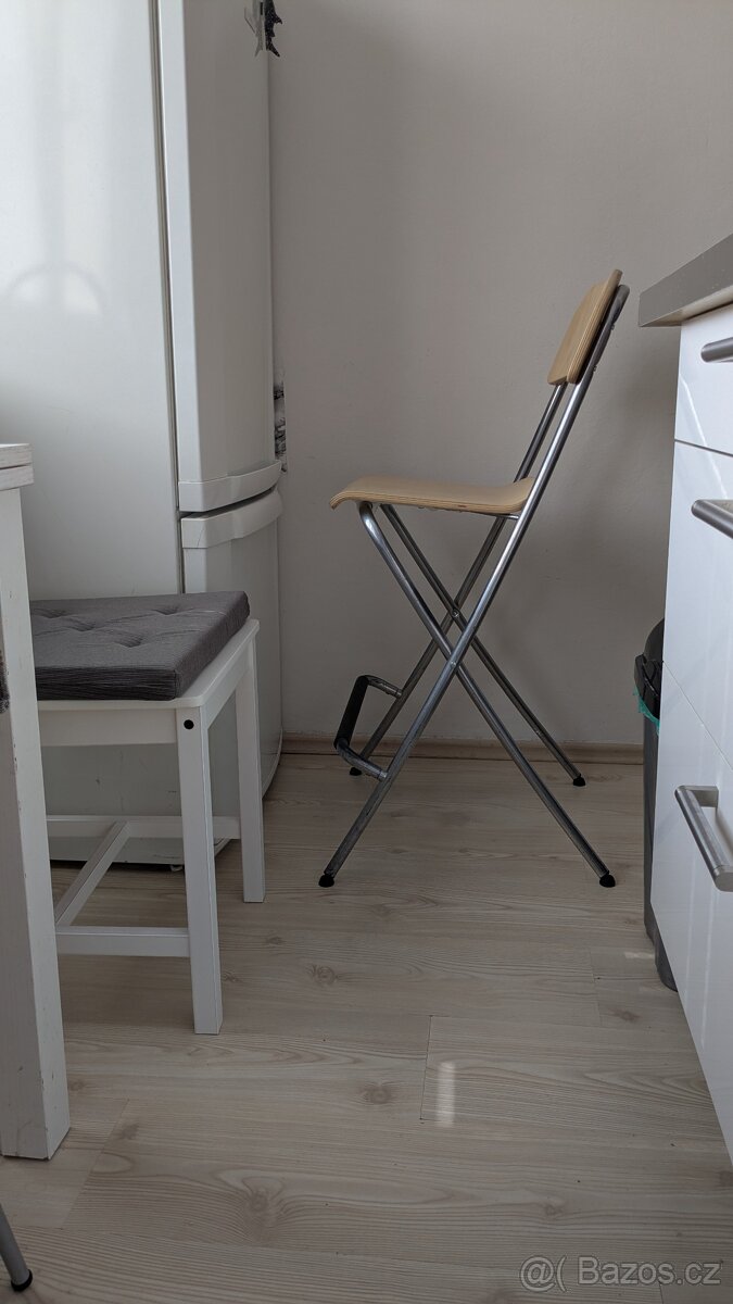 Skládací stůl IKEA + 2 barové židle - 2