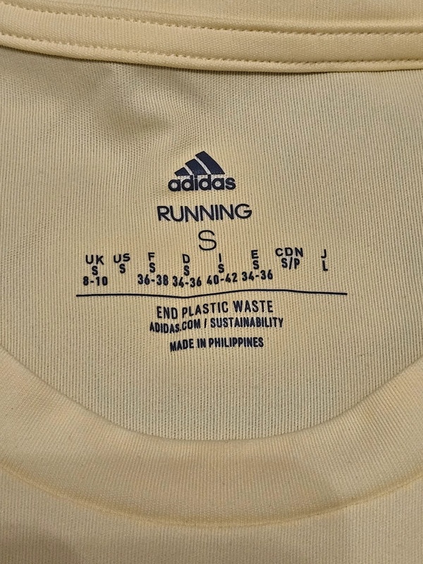 Žluté running triko tričko Adidas vel. S - nové - 2