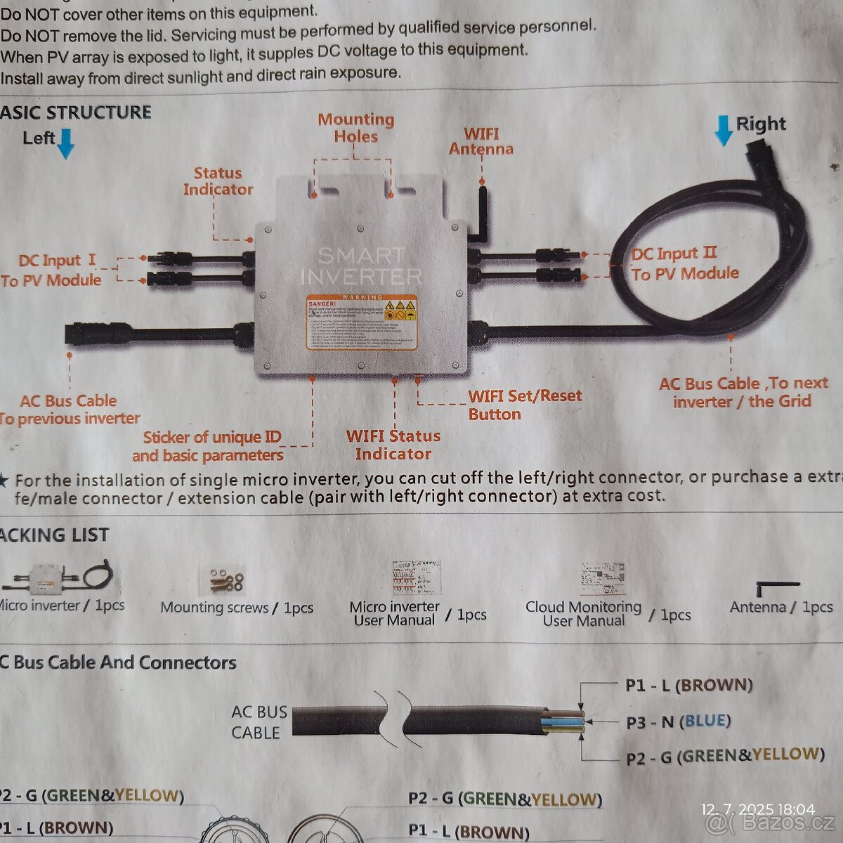 Solarni balkonovy stridac 590W TOP - 2