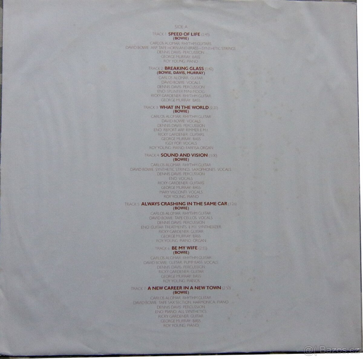 LP deska - David Bowie - Low - 2