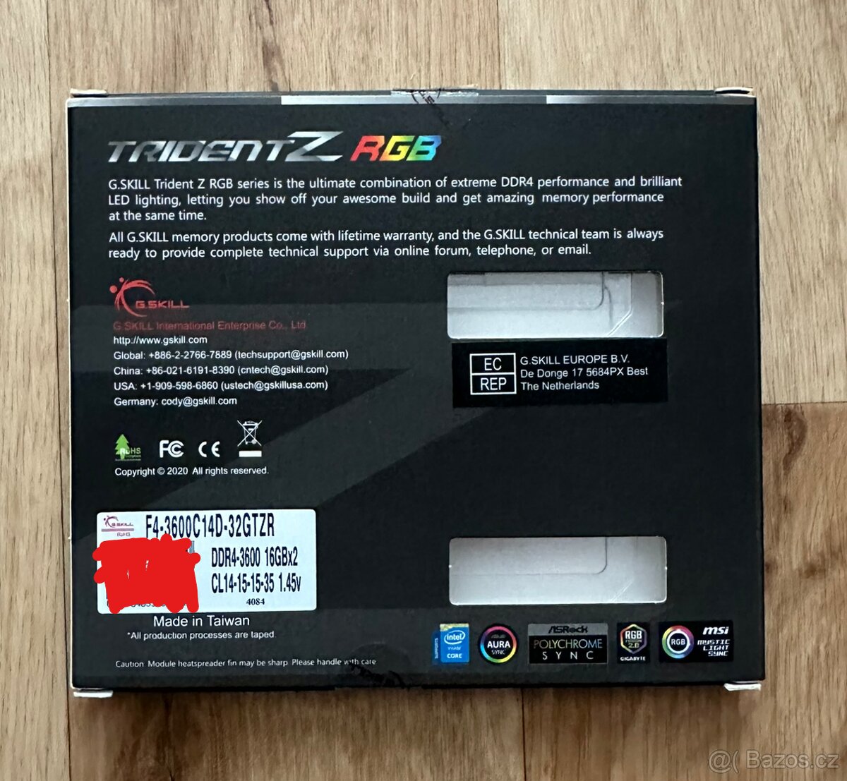 G.SKill Trident Z RGB 2x16GB 3600MHz CL14 - 2