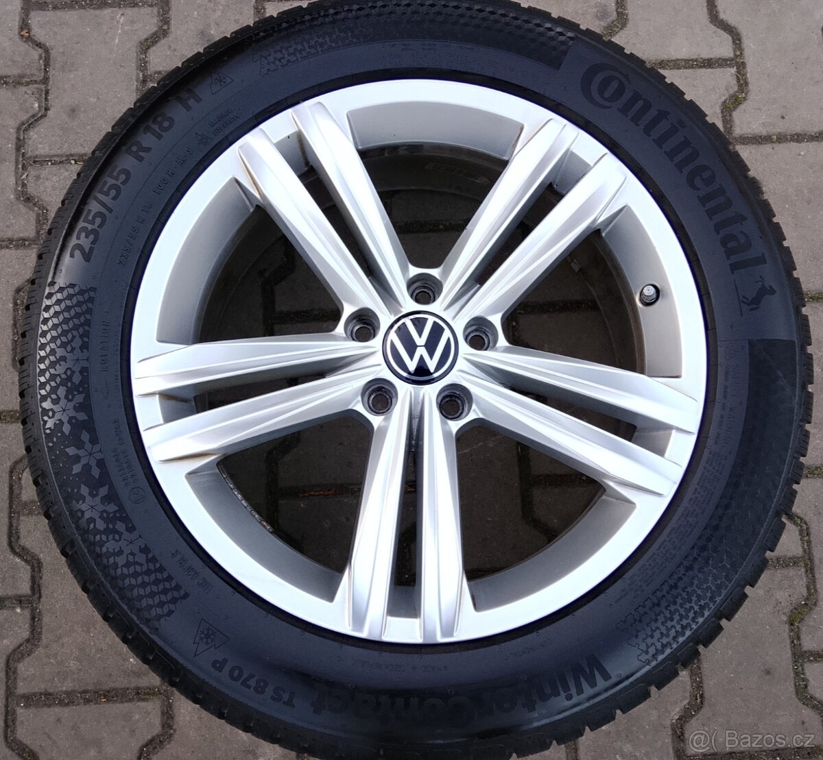 Zimní alu disky originální VW Tiguan 5x112 R18 - 2