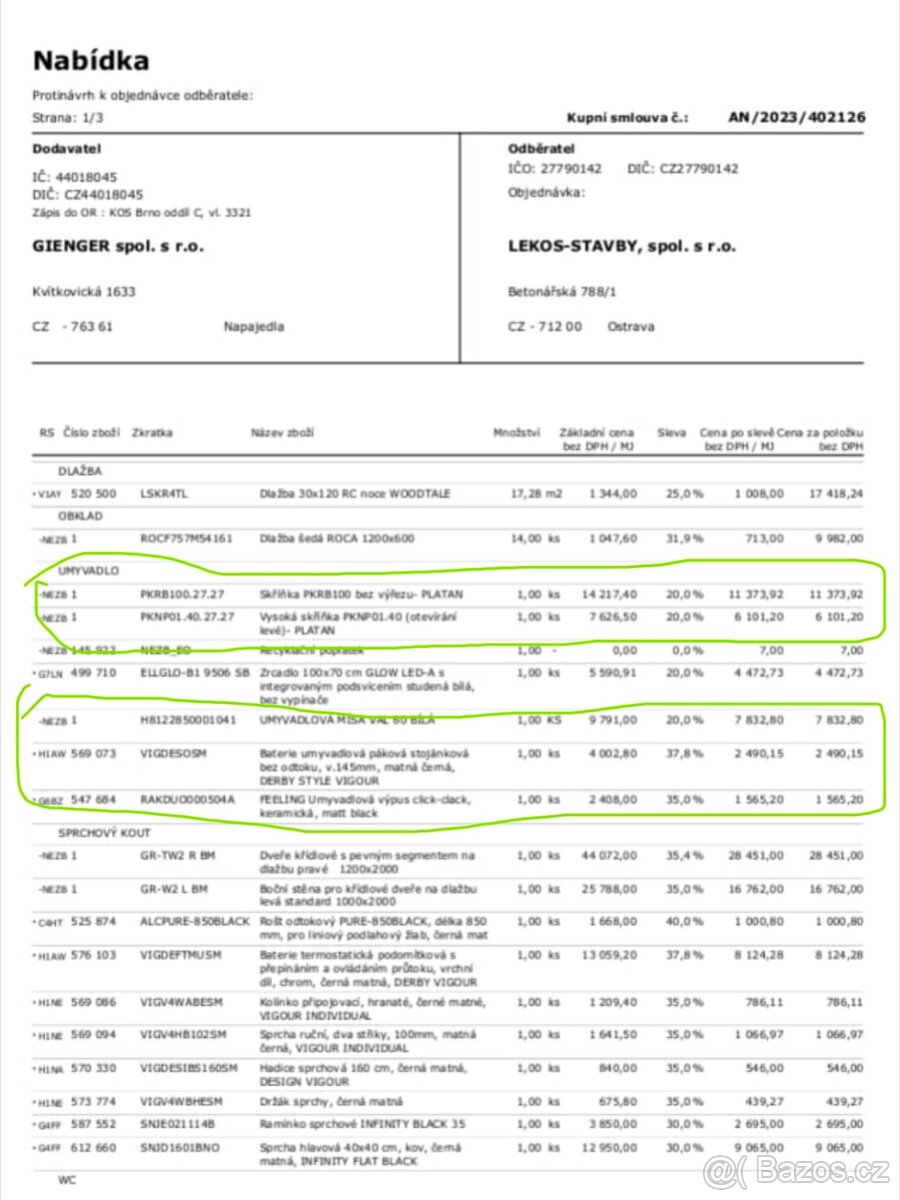 Koupelnový nábytek - 2